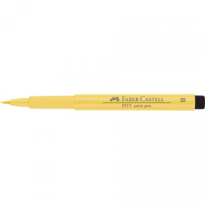 India ink Pitt Artist Pen B dark cadmium yellow